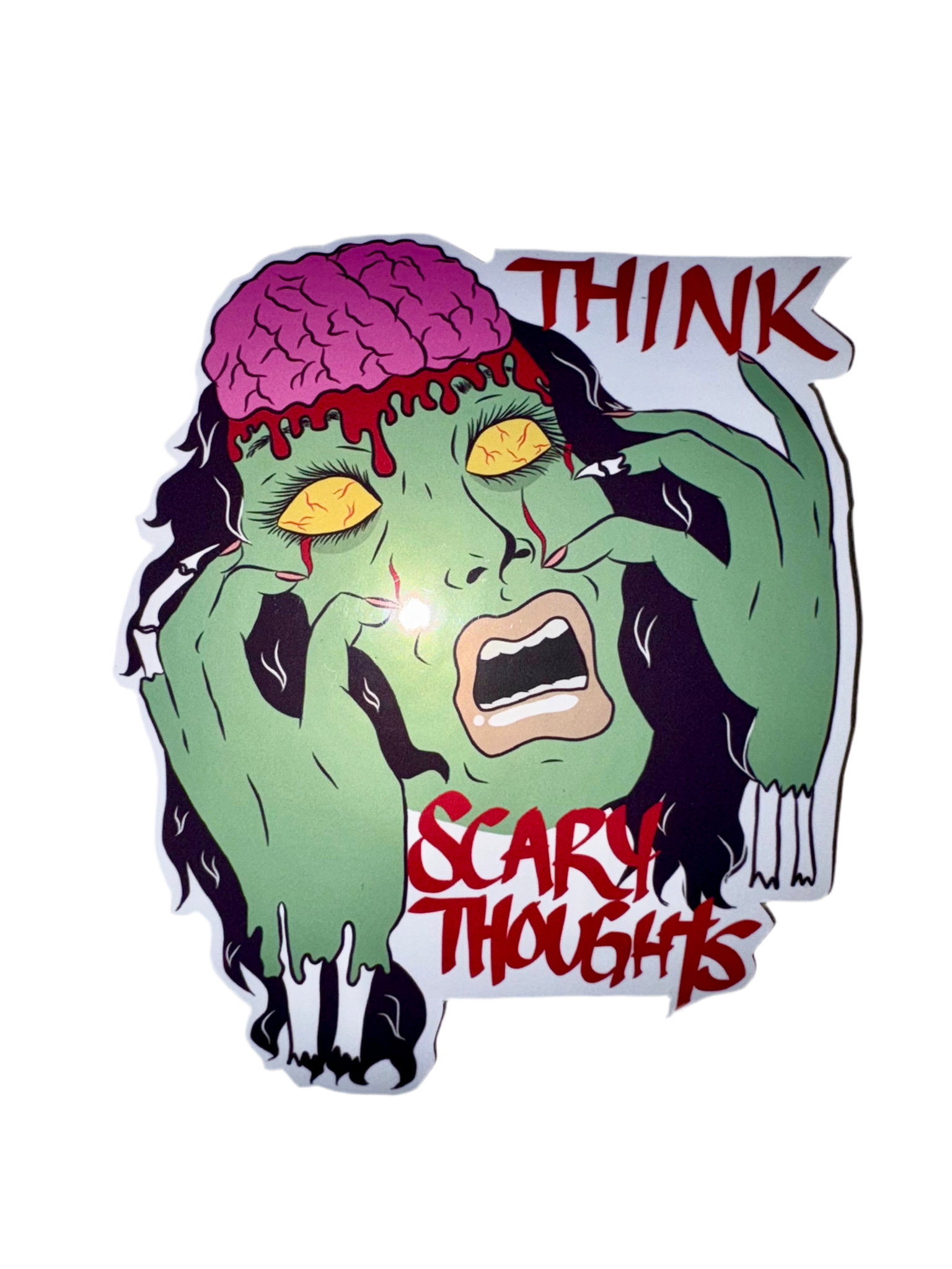 Scary Thoughts Sticker