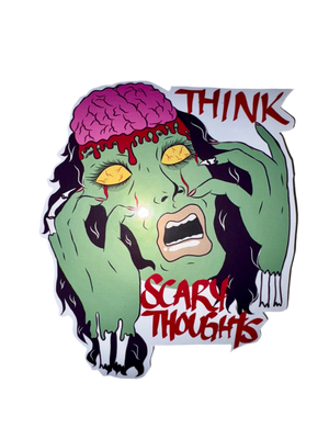 Scary Thoughts Sticker