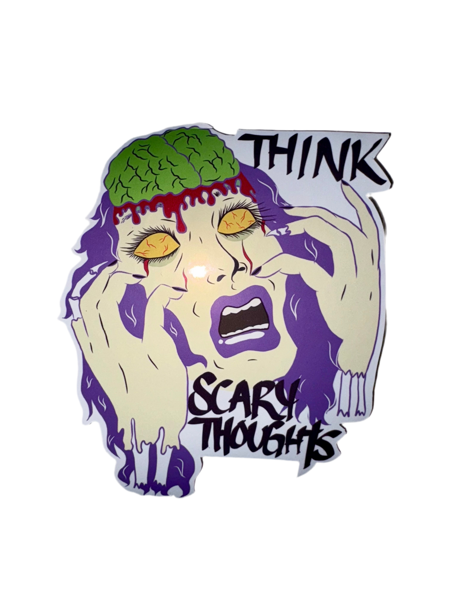 Scary Thoughts Sticker