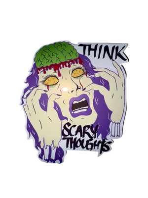 Scary Thoughts Sticker